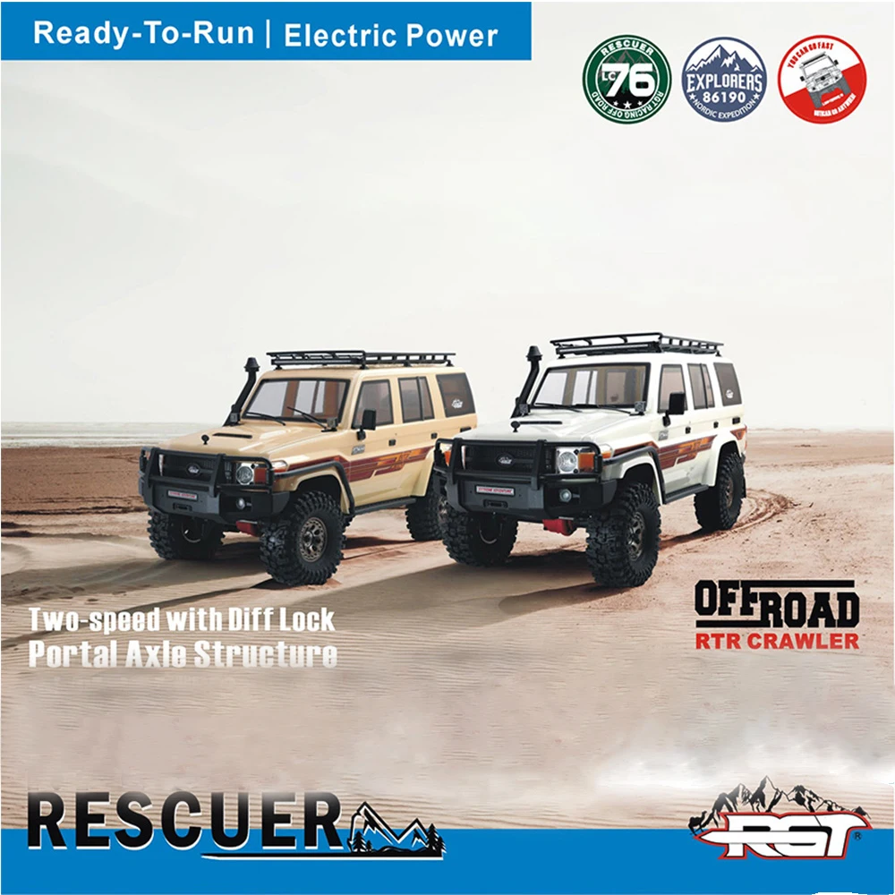 RGT EX86190 LC76 1/10 2 4G Радиоуправляемые автомобили Электрический пульт дистанционного