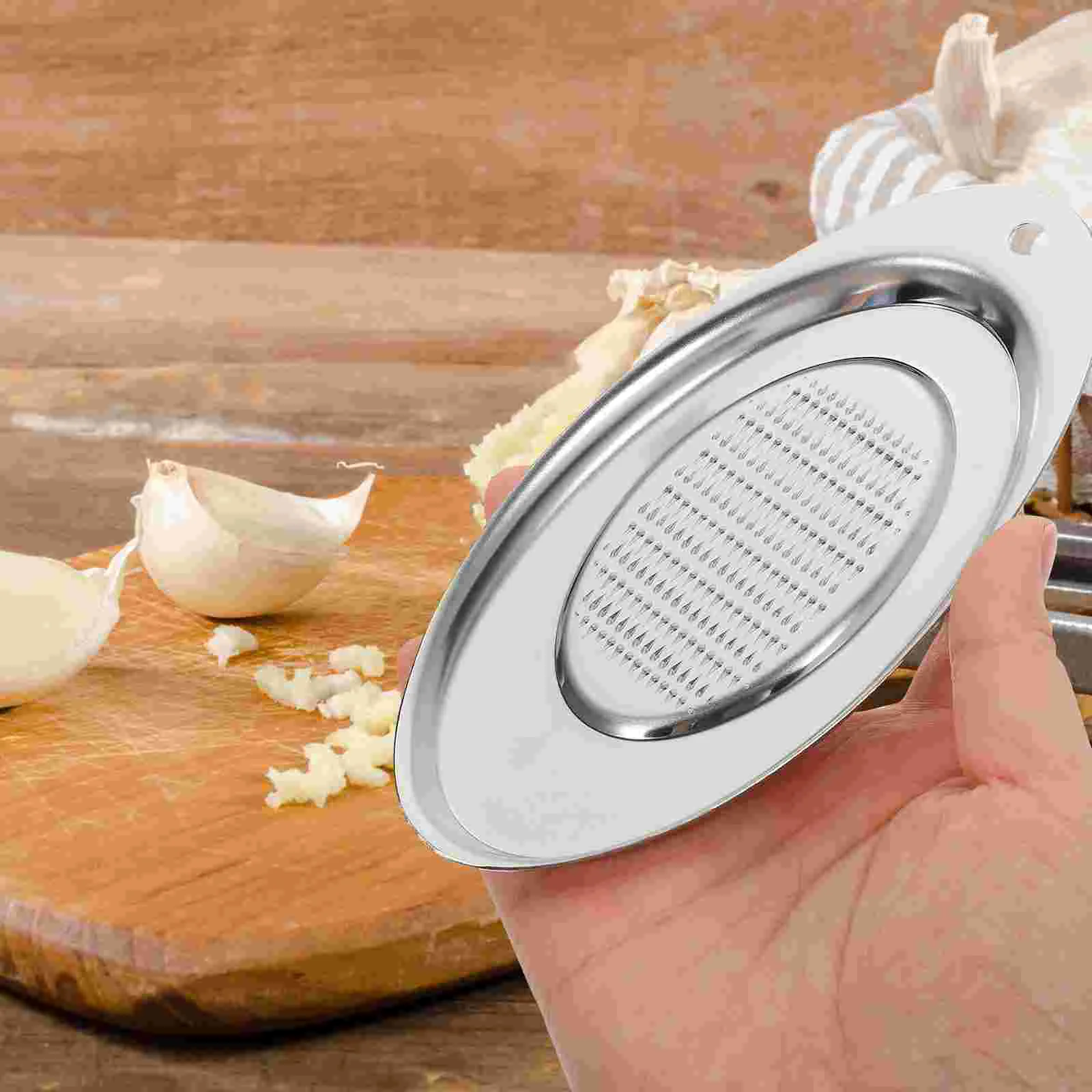 

Portable Stainless Steel Wear-resistant Garlic Reusable Grater Metal Reusable Grater for Hotel Cooking