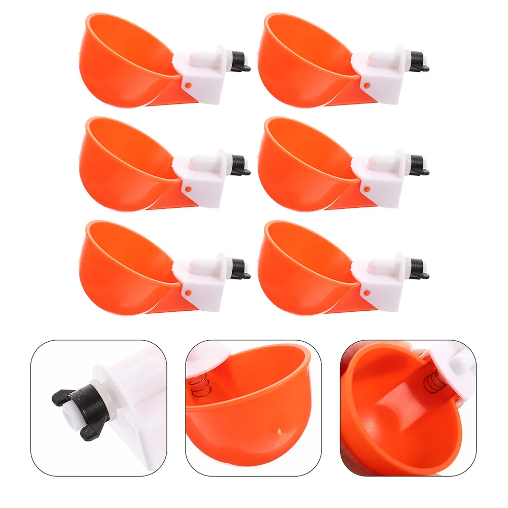 

Chicken Water Cups Pigeon Feeding Feeder Automatic Waterer Feeders Supplies Filling Poultry Bowls