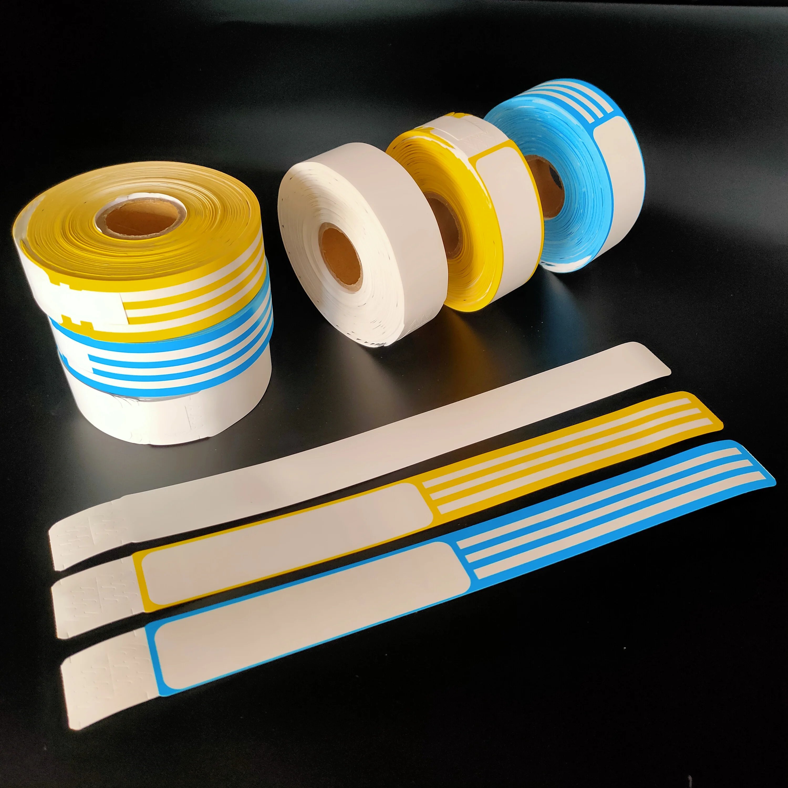 Самоклеящиеся браслеты со штрих-кодом для печати 100 шт. термоодноразовые с