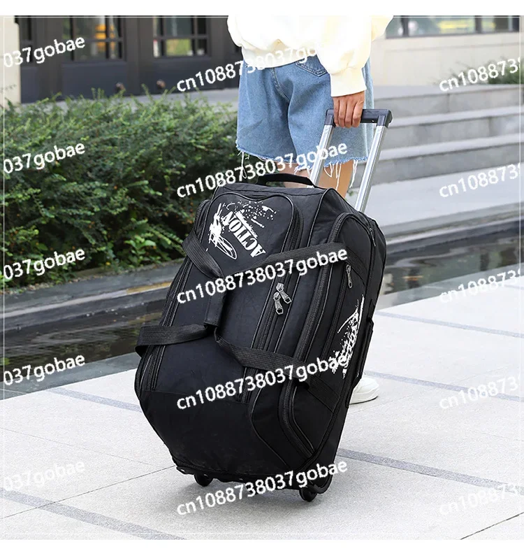 Дорожная сумка на тележке чемодан проверка авиакомпании водонепроницаемая для