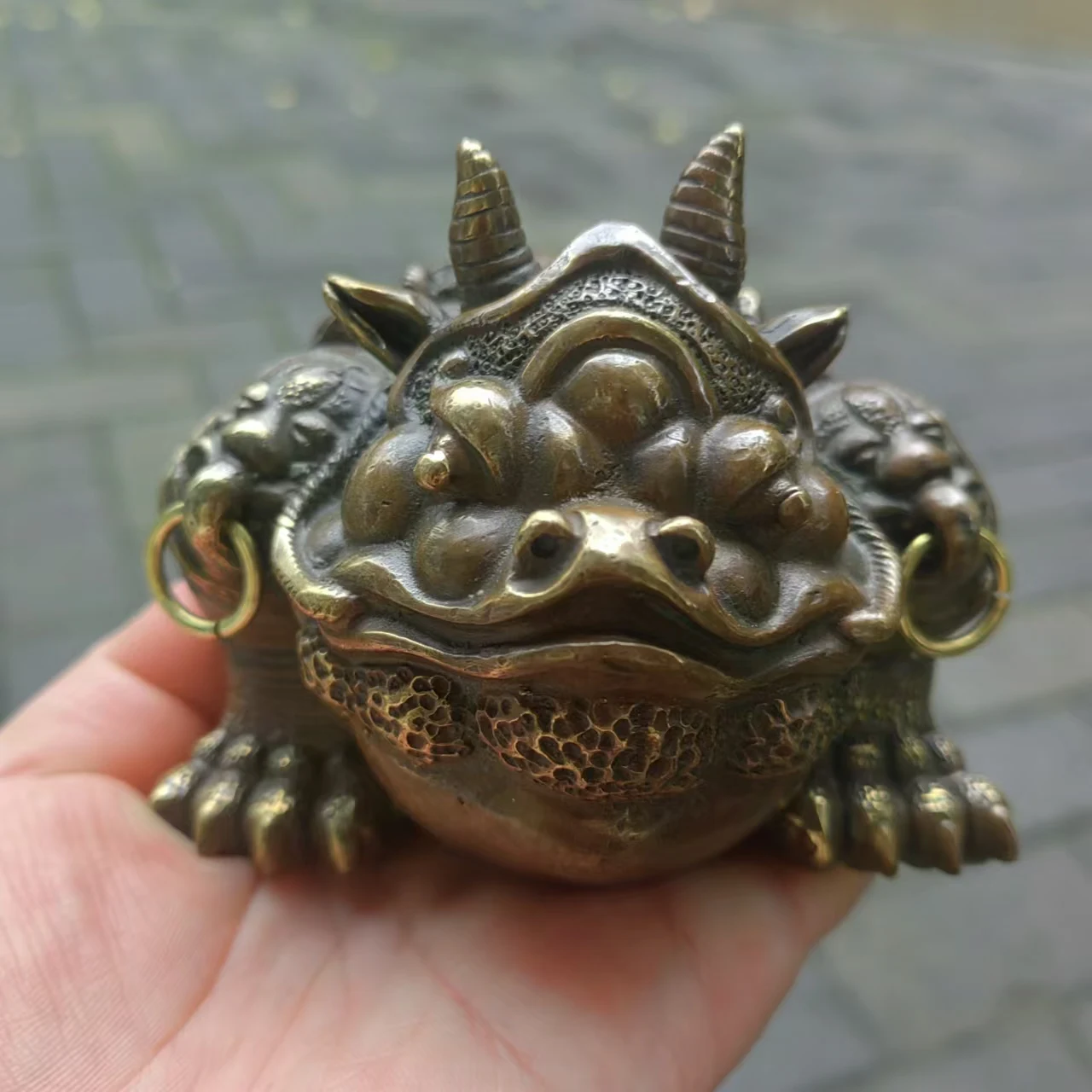 Трехногая Золотая Жаба Семейный Автомобиль Журнальный Столик Офисный Декор