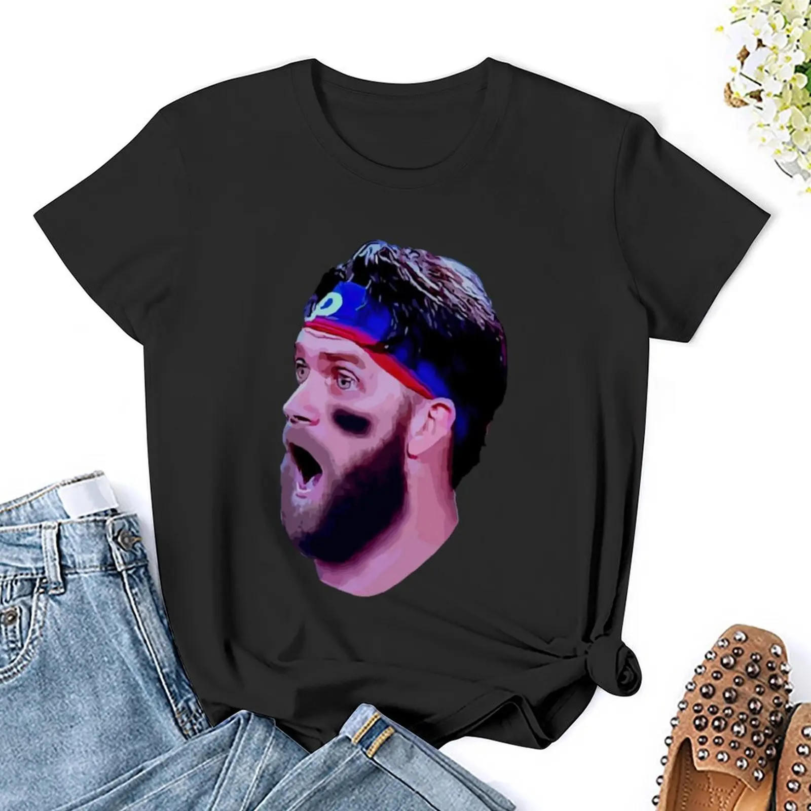 Женская футболка с принтом в виде кота летняя одежда