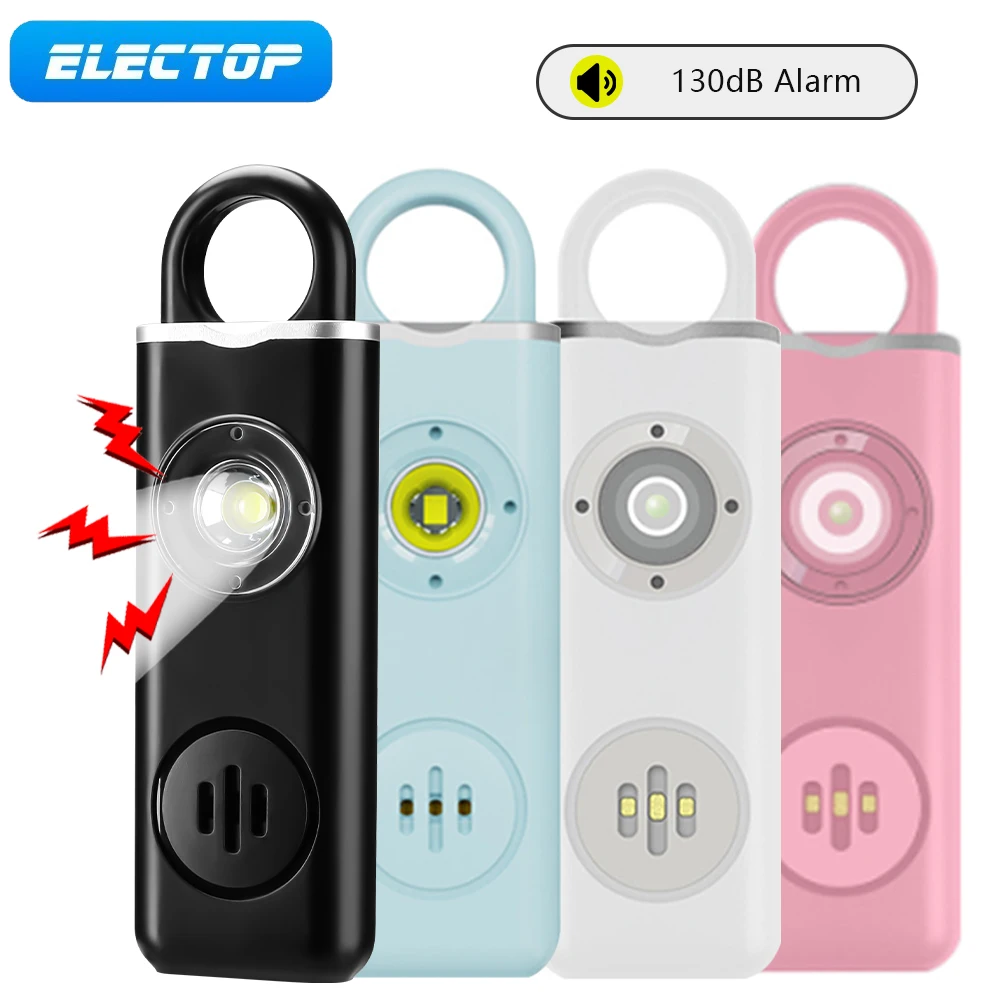 

Брелок для автозащиты ELECTOP, 130 дБ, с фонариком