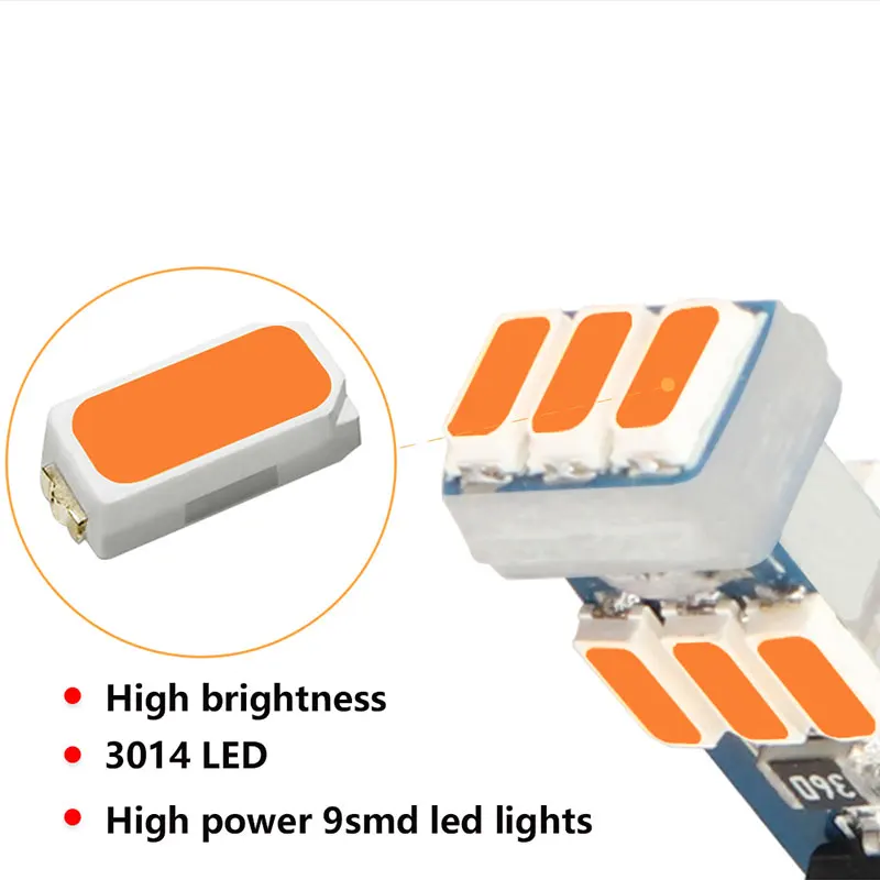 10 шт. светодиодные лампы t10 w3w