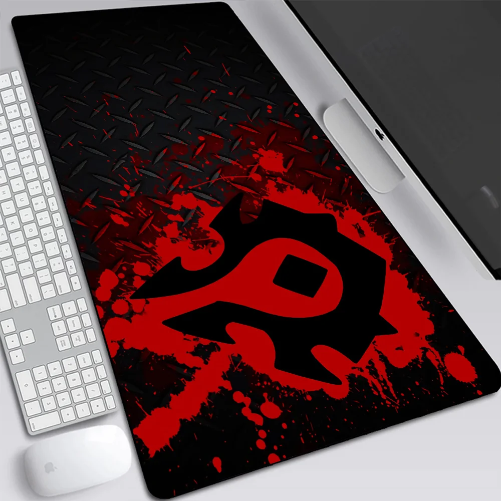 Фото Большой игровой коврик для мыши World of Warcraft Horde, компьютерный коврик для мыши для ноутбука, коврик для клавиатуры, Настольный коврик для ПК, геймерский коврик для мыши, офисный коврик №3