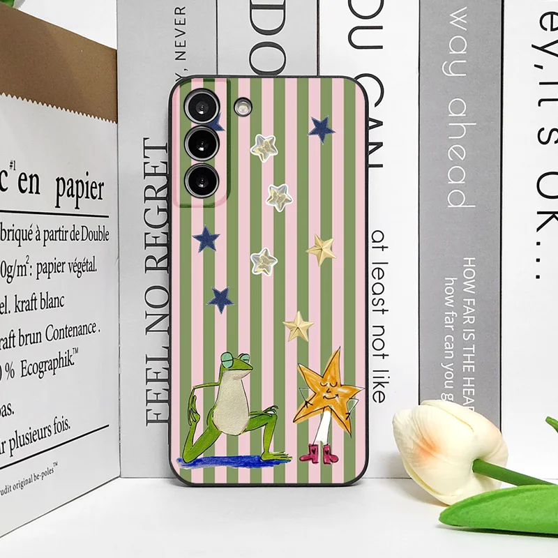 Креативный чехол для телефона с принтом в виде полосатой лягушки для Google Pixel 10 9A 8 A 7A 6 A 7 PRO 8 9 Pro XL 4G 5G, мягкий противоударный чехол (art.: 3920db6a257e2) - 3920db6a257e2