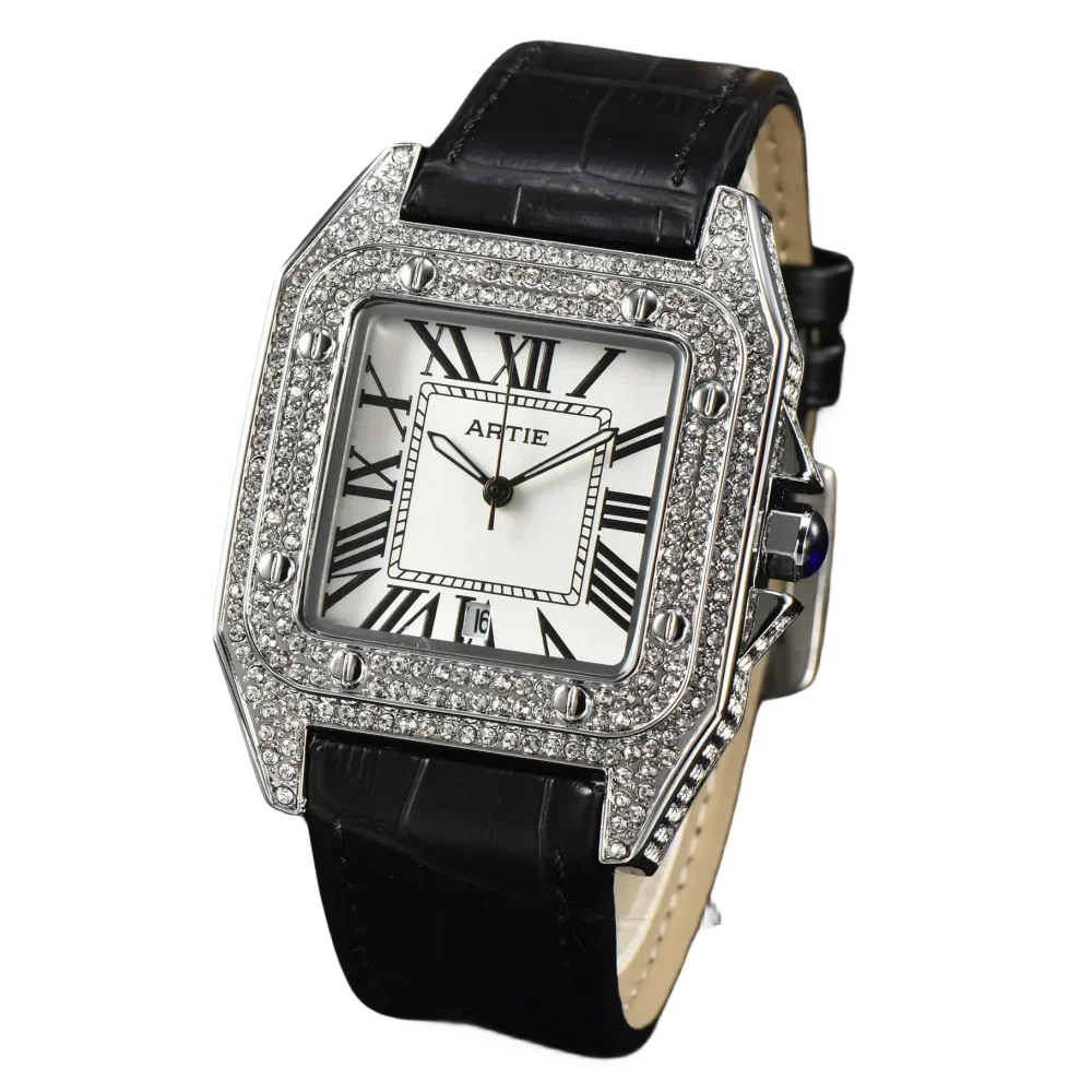 

New Original Brand Quartz Watches for Men Fashion Classic Square Multifunction Sports Watch women Date Chronograph AAA Clock