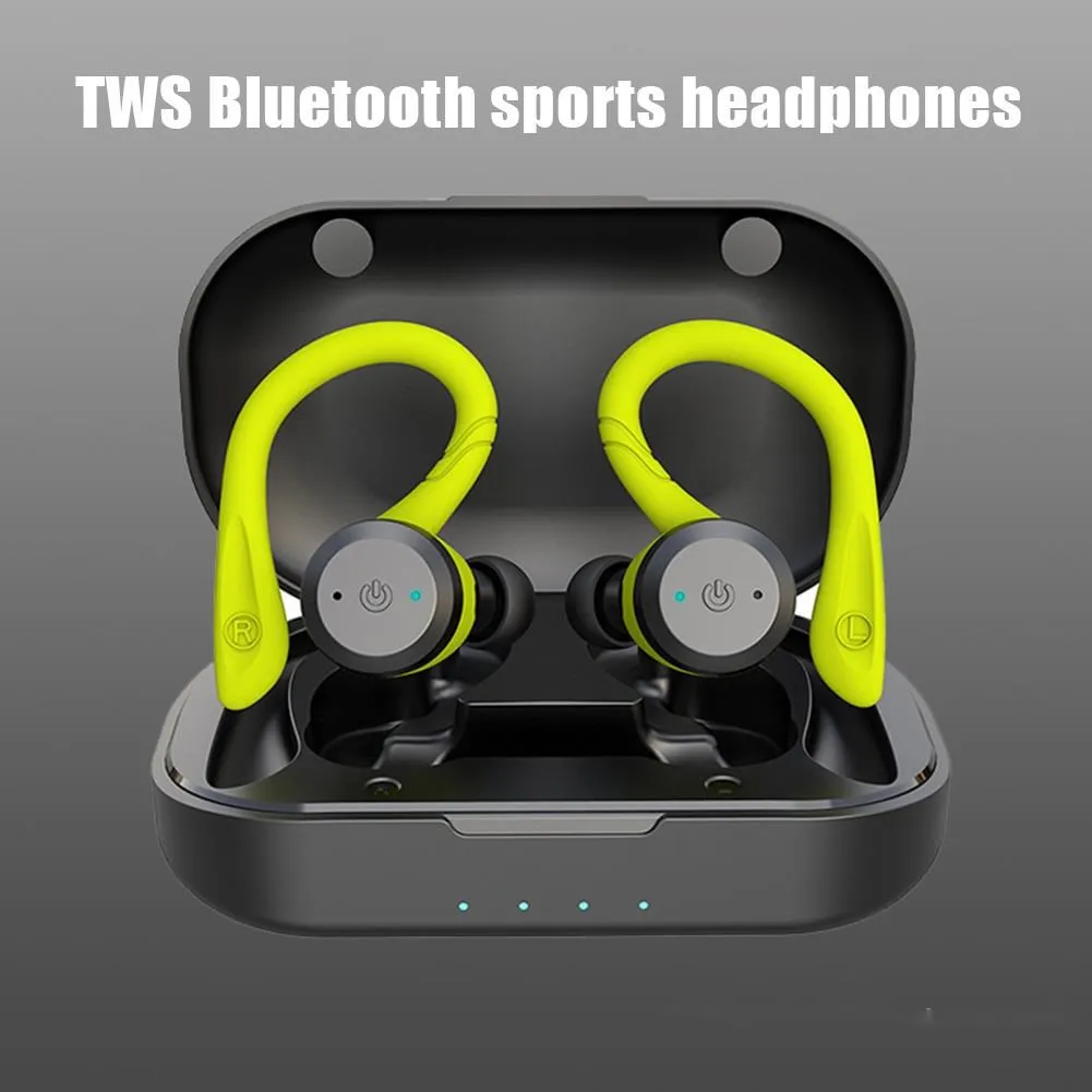 

2023 20 Hours Play time Swimming Waterproof Bluetooth-compatible Earphone Dual Wear Sport Wireless Headset Ipx7 Stereo Earbuds