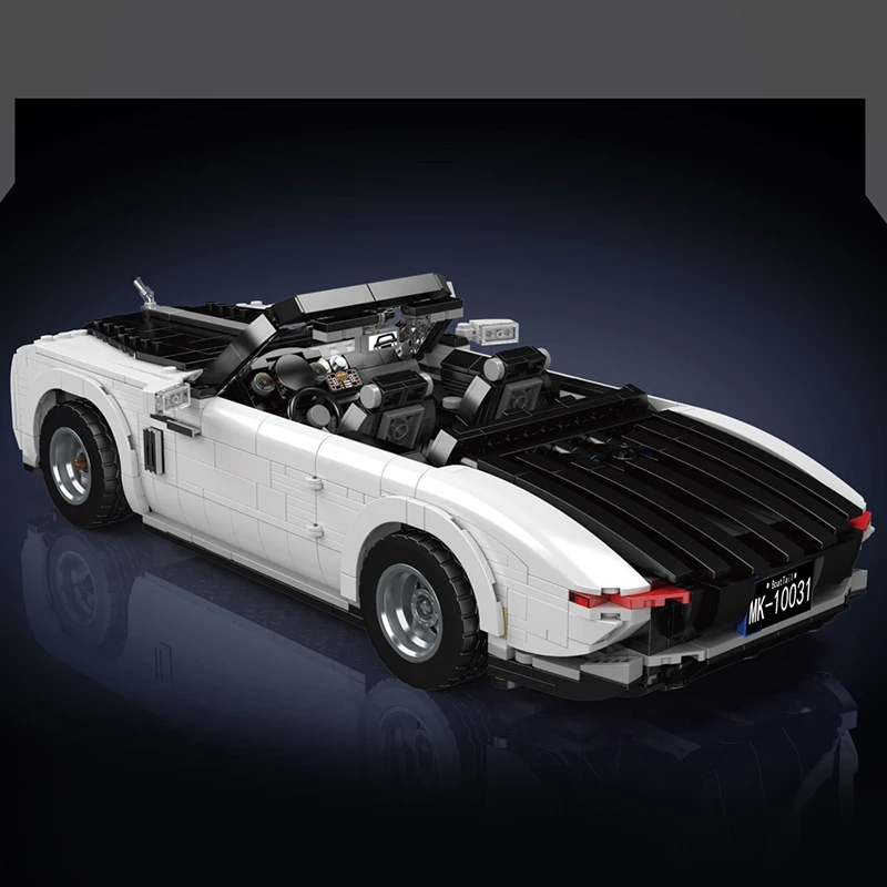 Mold King 10031 Технический автомобильный строительный блок MOC Wraith Oldtime Модель