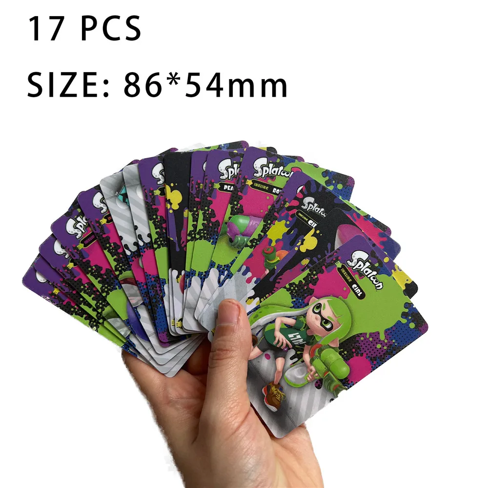 Новинка полный комплект 17 листов Splatoon 1-3 универсальный переключатель NS NFC NTAG215