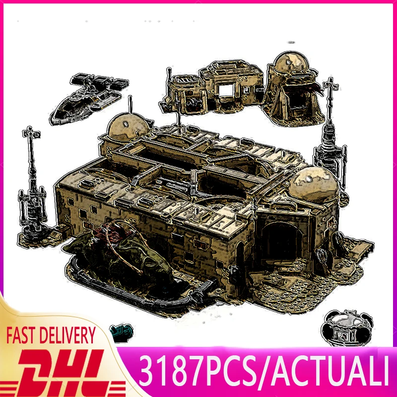 

New Star Plan Movie Series Tatooine Mos Eisley Cantina Building Blocks Bricks Space Port Bar Kid BOY Christmas Birthday Toy Gift