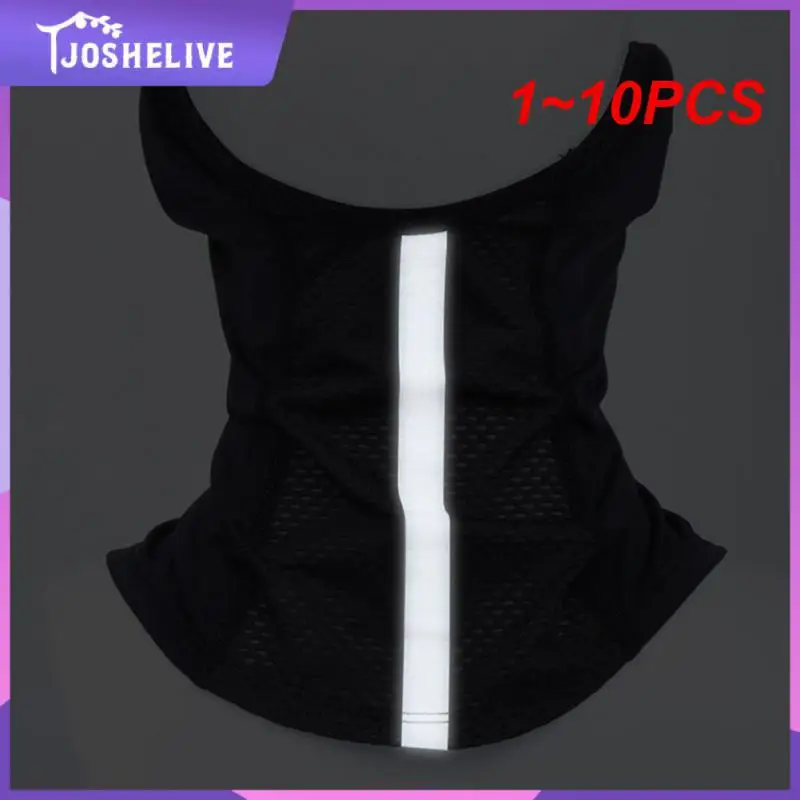 

1~10PCS 50+ Ice Silk Sports Neck Gaiter Outdoor Dust Sunscreen Motorcycle Cycling Half Face Mask