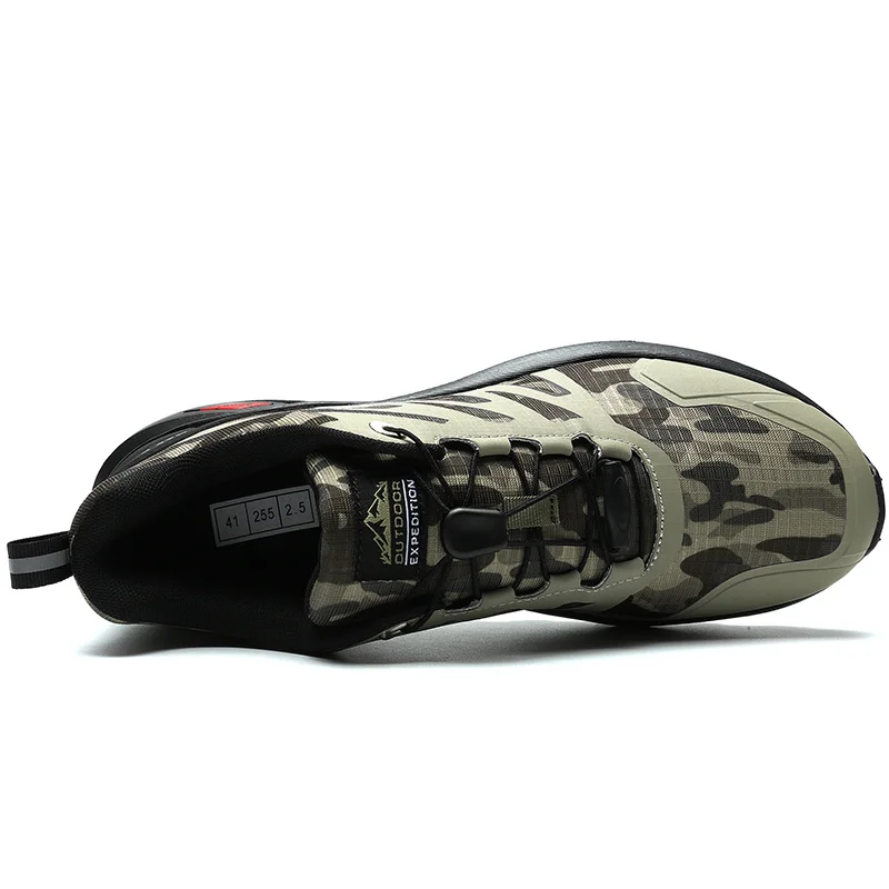 SALUDAS Outdoor Climbing Shoes Men Waterproof Camping Hiking Sneakers Field Hunting Shoes Men's Trail Running Sneakers Male