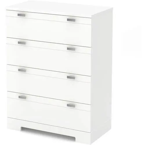 

4-Drawer Chest, White