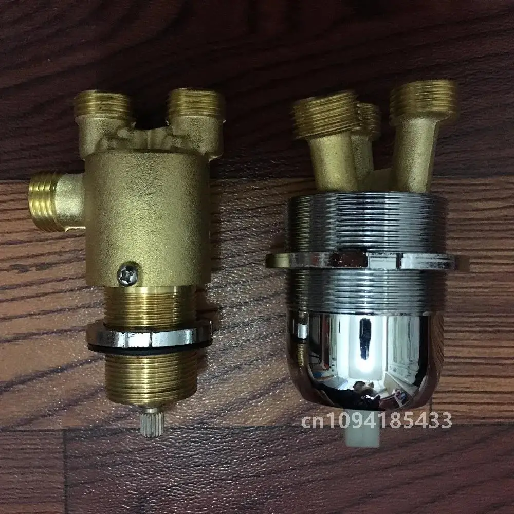MTTUZK Твердый латунный смеситель для горячей и холодной воды разделенный 1 в 2