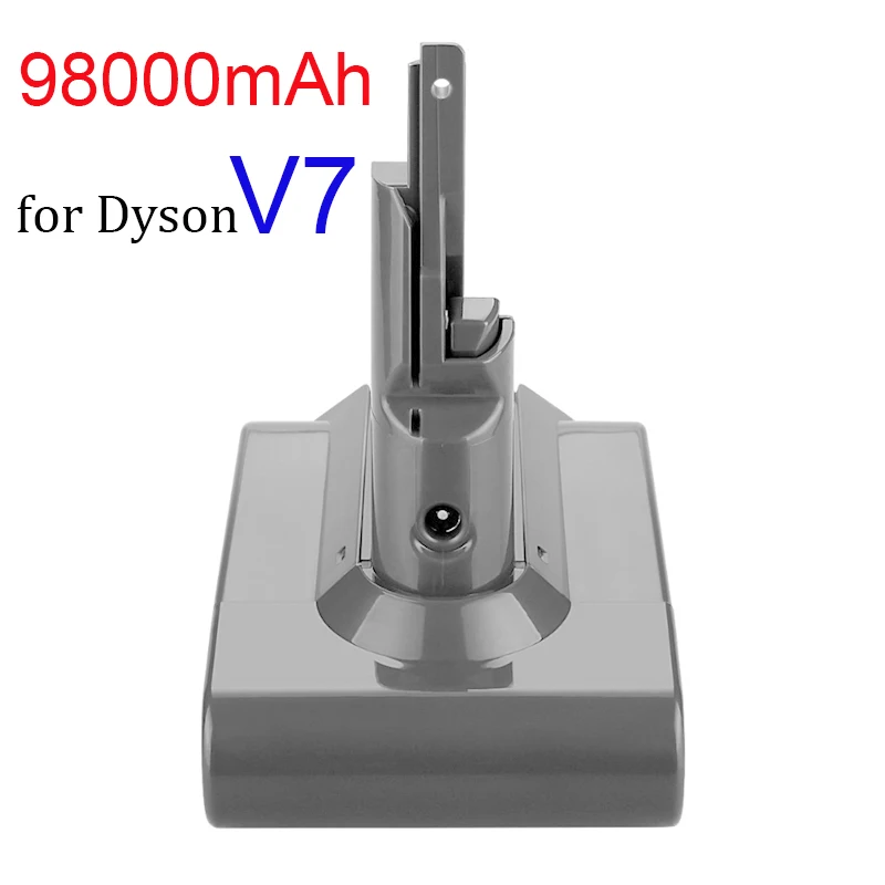 

2022 neue Dyson V7 batterie 21,6 V 98000mAh Li-lon Akku Für Dyson V7 Batterie Tier Pro staubsauger Ersatz