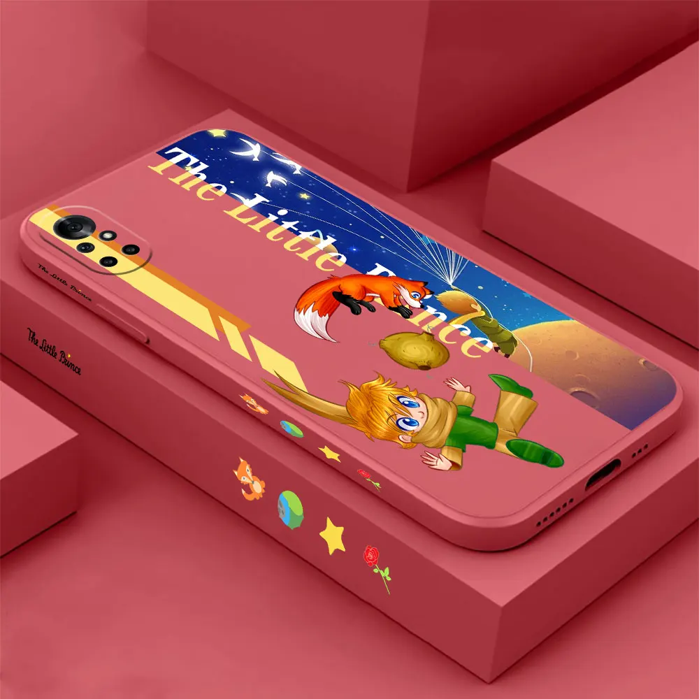 

Anime The Little Prince Fox Rose Phone Case For Huawei Nova 10 10SE 9SE 8 8SE 7 7SE 6 6SE 5 5I 4 3 3I 2 2S Pro 5G Cover Funda