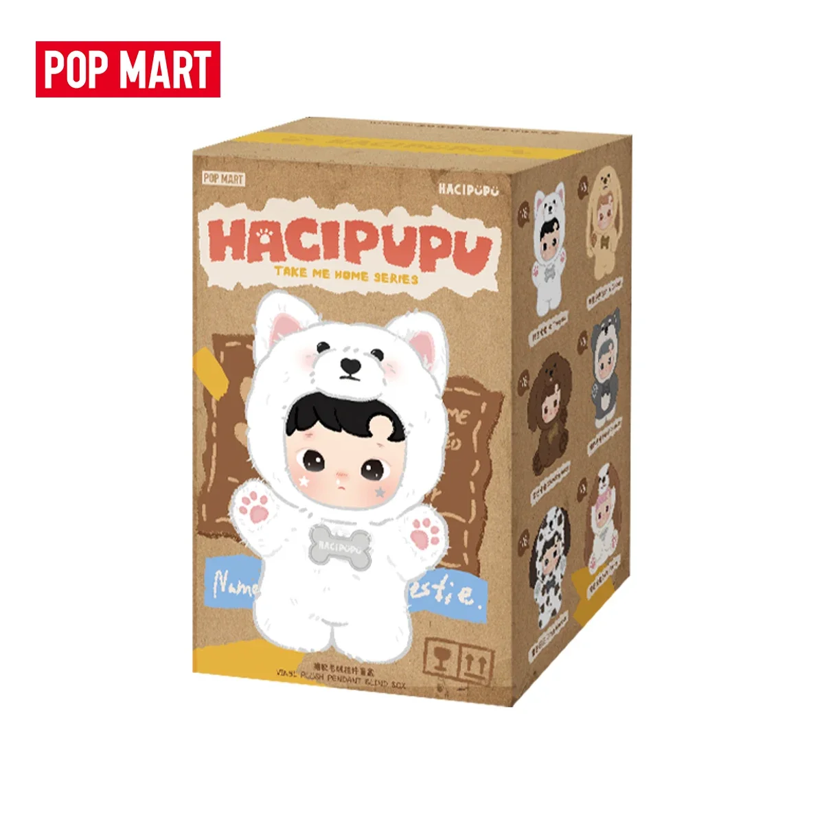 Фото POP MART Серия Blind Box Bubble Cute Pajama Dress-Up, мини-кукла, ПВХ-фигурка, случайный выбор, милая пижамная сумка №2