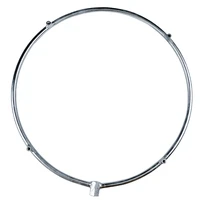 36cm stainless steel misting ring for fan for high pressure fog machine with 4 nozzles seats 316 10 24 unc