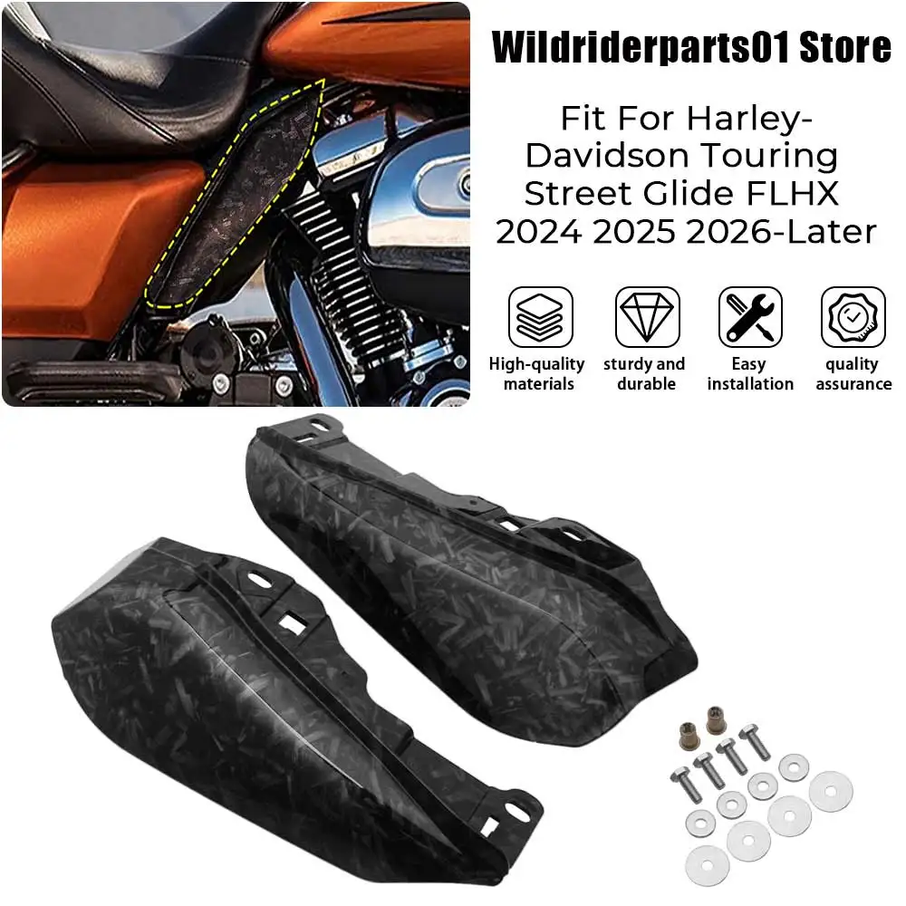 Фото Теплозащитные дефлекторы для мотоциклов, 1 пара, для Harley-Davidson Road Glide ST Special FLTRXSTSE 2024 2025 2026 и новее №1