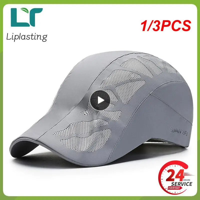 

1/3PCS Unisex Sun Hat Running Breathable Lightweight Wear Resistant Mesh Outdoor Sports Sun Hat for Daily Life