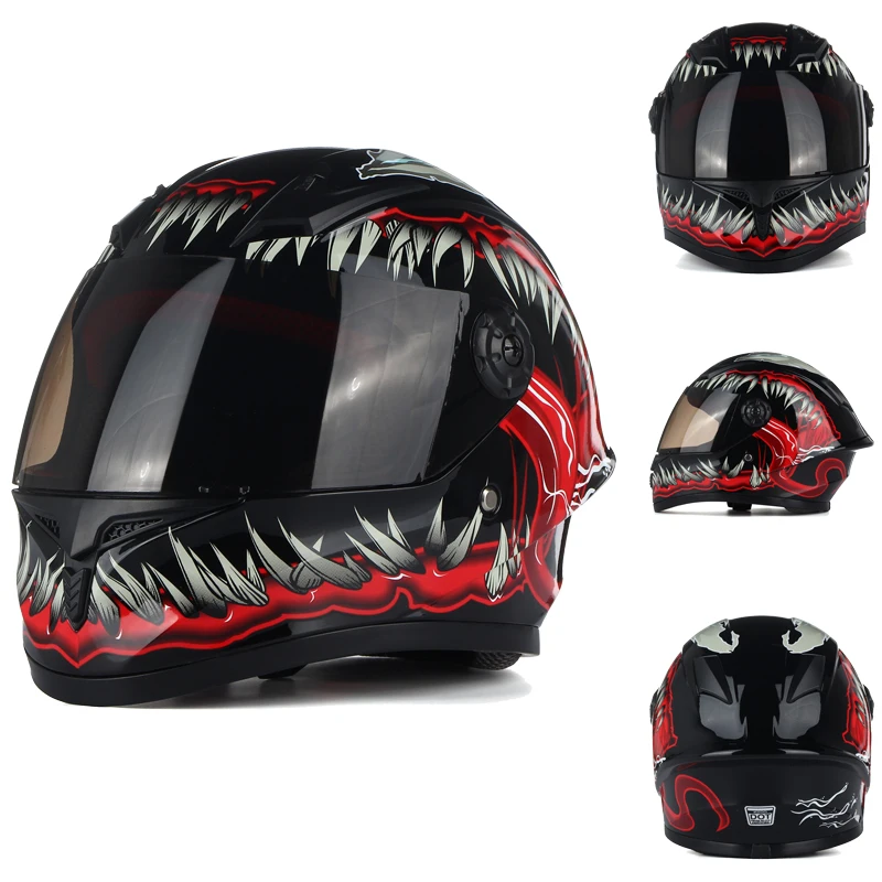 

Детский мотоциклетный крутой детский полный шлем, защитный шлем, сертифицированный на четыре сезона детский шлем