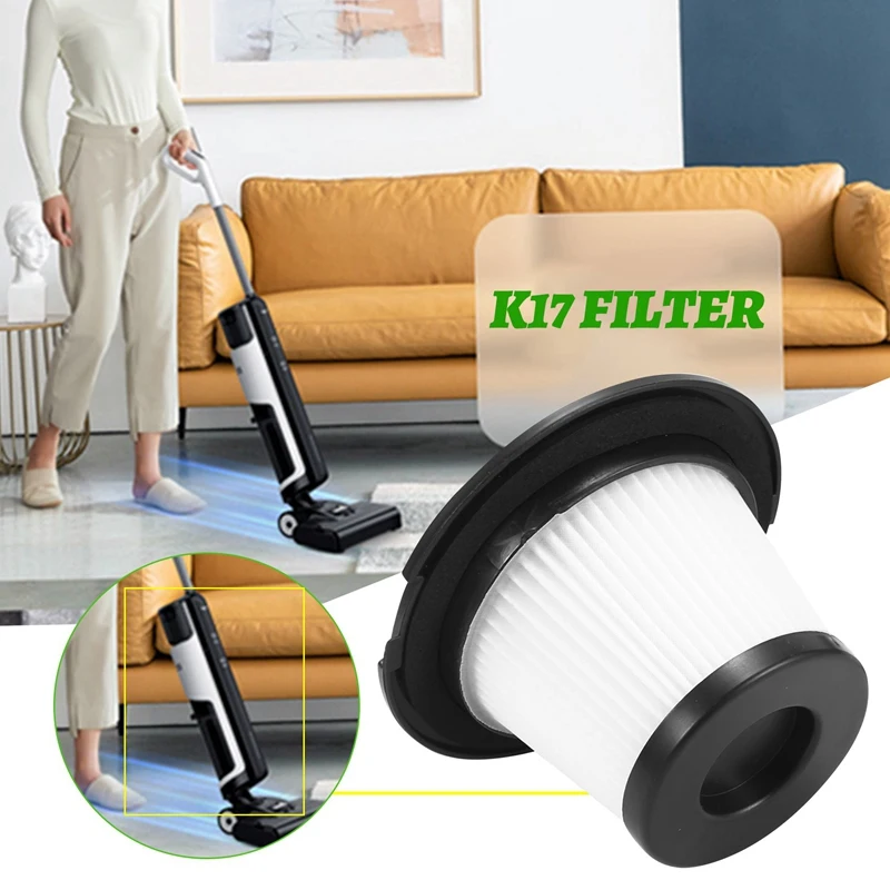 4 комплекта сменных фильтров сетчатый фильтр для беспроводного пылесоса Moosoo K17