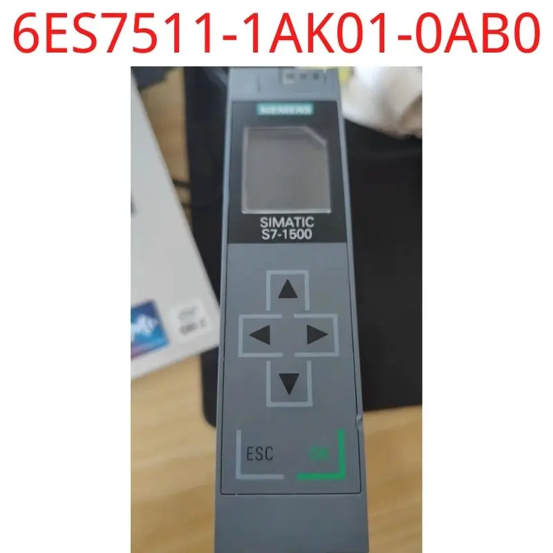 

used Siemens test ok real 6ES7511-1AK01-0AB0 SIMATIC S7-1500, CPU 1511-1 PN, central processing unit with work memory 150 KB for