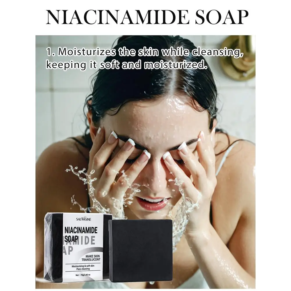 Фото Niacinamide мыло ручной работы Отбеливающее мыло ручной работы коллагеновое очищающее мыло для купания лица оптом №2