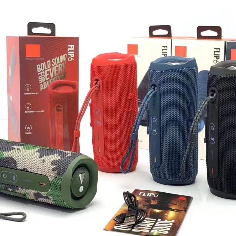 

Bluetooth Speaker Flip6 Multifunctional Outdoor Portable Subwoofer Wireless Home Mesh Double Speakers TWS Audio caixa de som