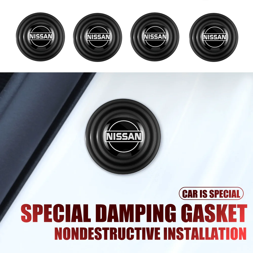 4 шт. противоударная накладка на дверь автомобиля противошумная буферная