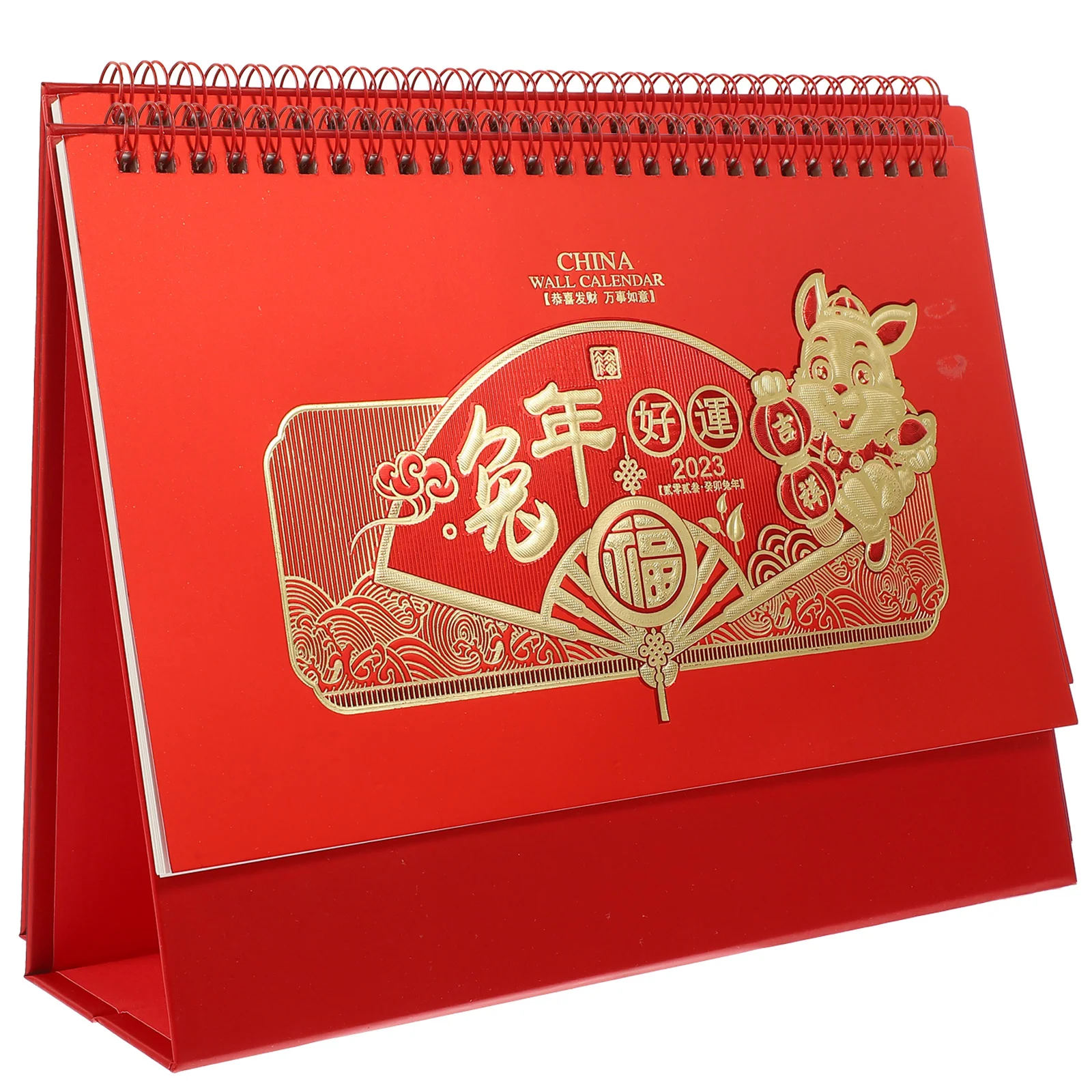 

Календарь Настольный китайский календарь, расписание на год, ежемесячный ежедневный календарь в виде кролика, стоячие календари, благоприя...