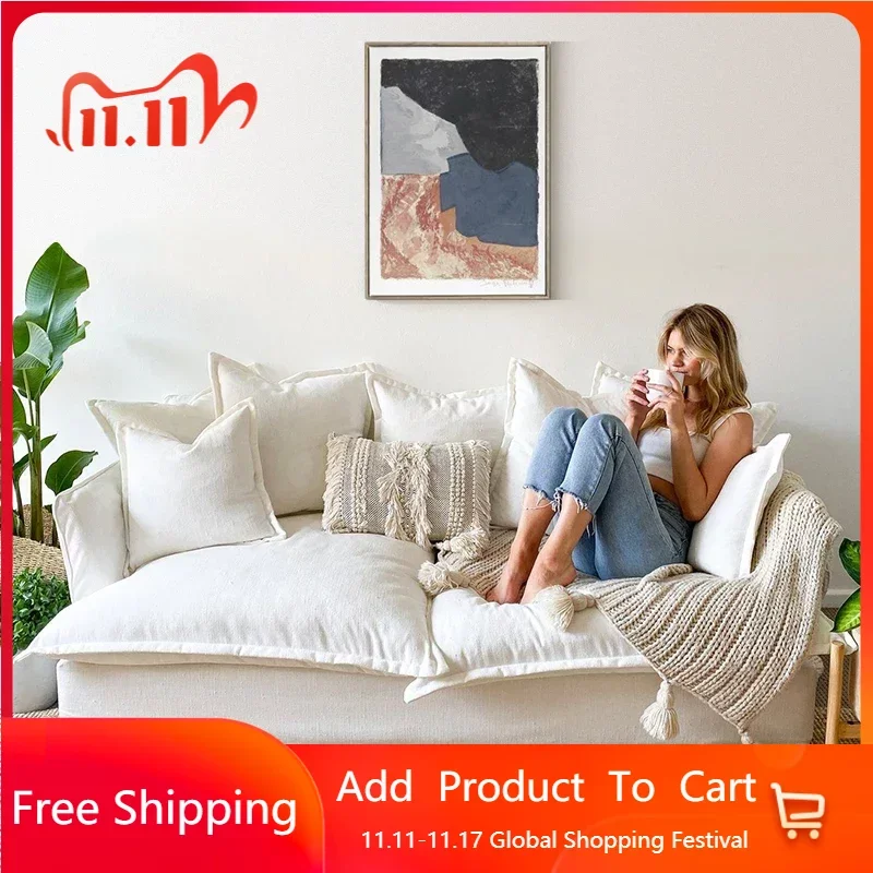 

Скандинавские ленивые диваны для гостиной, напольные диваны для влюбленных, современные диваны для гостиной, роскошные простые диваны для дома, мебель BL50LS