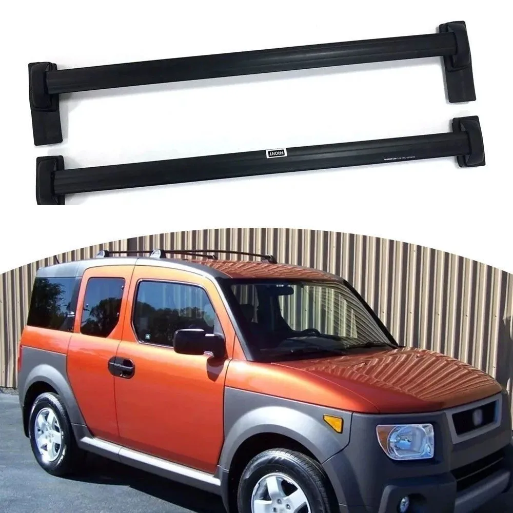 

2 шт. поперечина подходит для Honda Element 2003-2011, багажник на крышу, грузовые бары высокого качества, черный