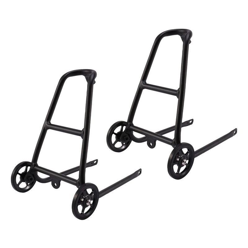 

6X Aluminum Alloy Q Type Bike Rear Rack for Brompton with Easy Wheels Bicycle Holder Luggage Shelf Bicycle Accessories