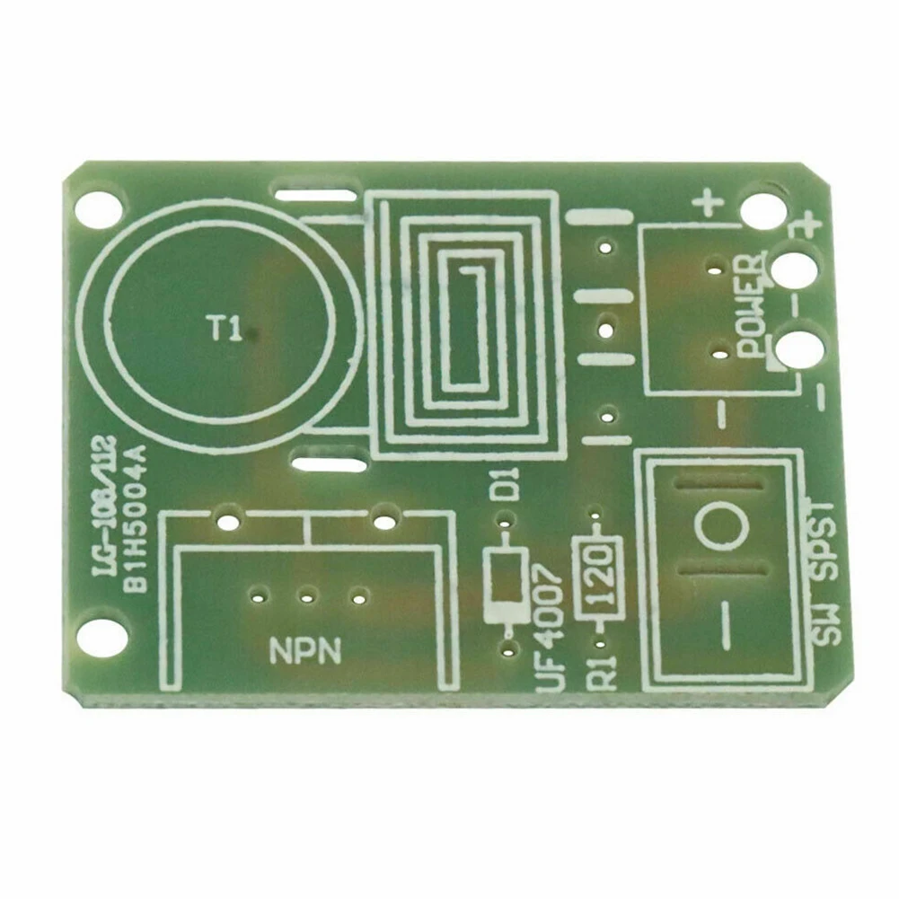 

1 Type Step-up Transformer Booster Coil Production Kit 120 Ohm Resistor 15VKE 27*16*21mm PCB Board 4.2cm*3.2cm*0.16cm