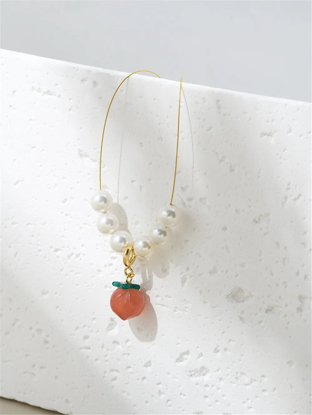 Натуральный Южный Красный Агат Персик Ожерелье Браслет Маленькие Аксессуары