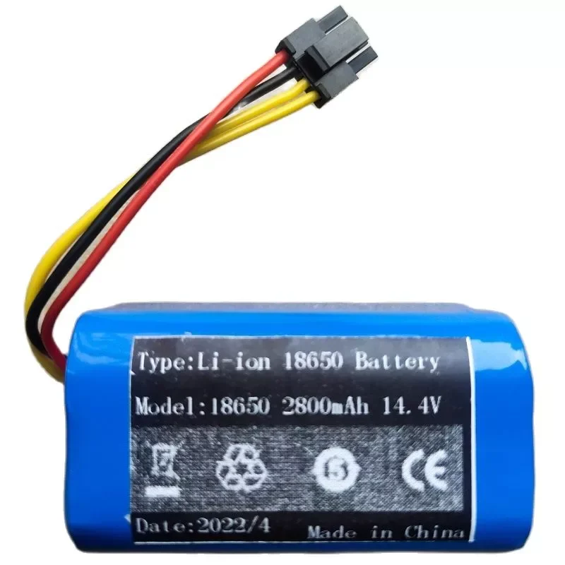 

NEW New Battery for 360 S5 S7 Pro T90 X9 C50 Robotic Vacuum Cleaner Li-ion 18650 14.4V 14.8V 2800mAh