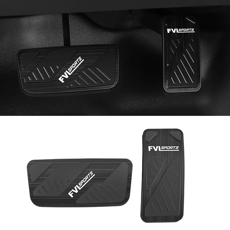 

Накладка на педаль тормоза подходит для Ford Bronco 2022, 2023, 2024 дюйма, противоскользящая накладка на педаль акселератора из алюминиевого сплава, автоматическая перекладка