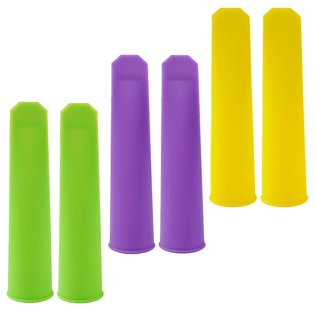 

6 pcs Handheld Convenient Creative Ice Cream Molds Popsicle Makers Popsicle Molds