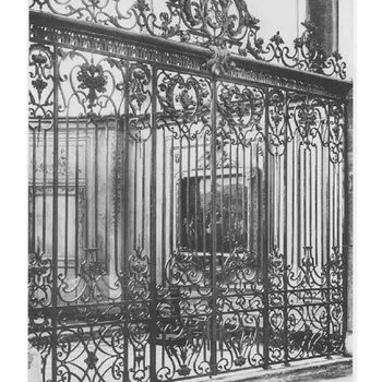 European Classic Luxury Wrought Iron Gates Manufacturer China Garden Driveway Door Fence Supplier