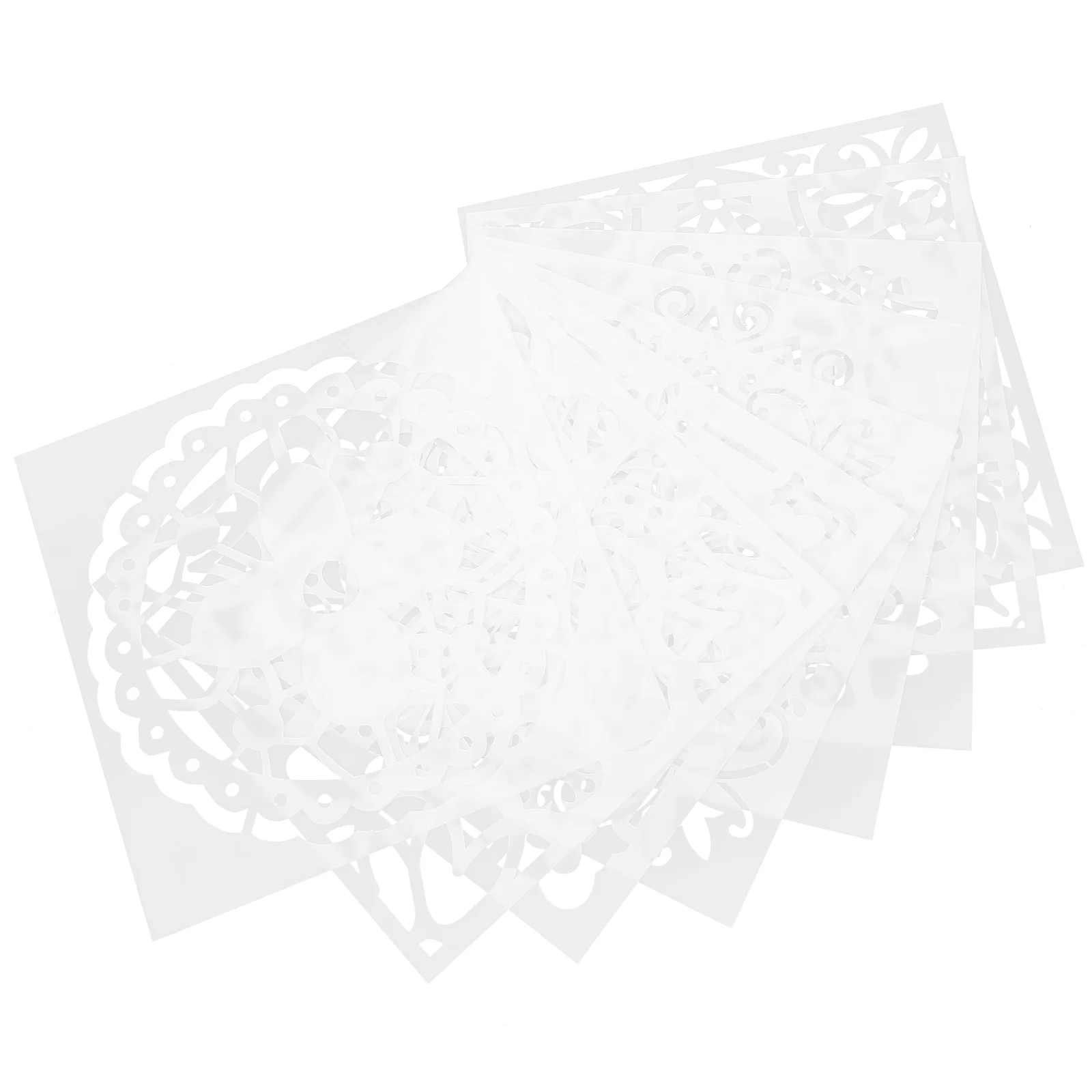 8 шт. набор многоразовых трафаретов премиум-класса выдолбленные трафареты для