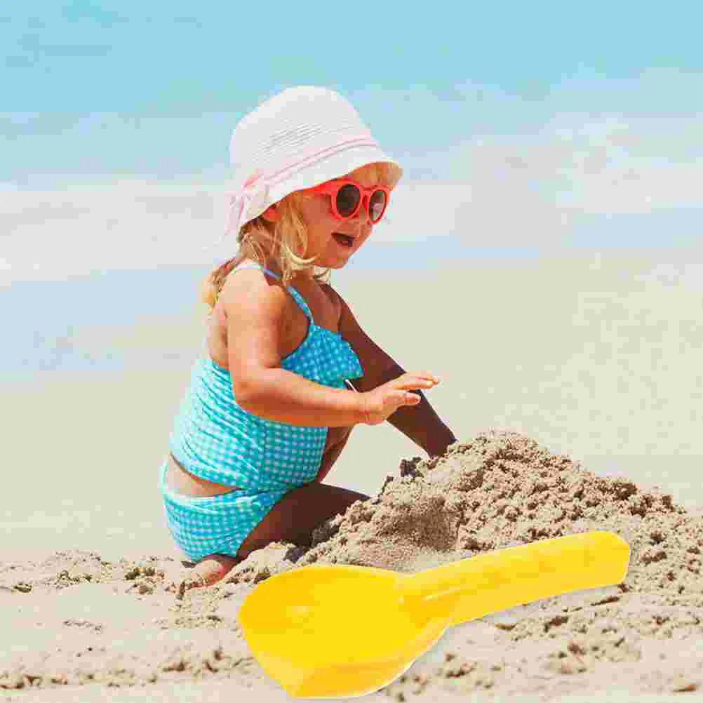 

4 Pcs Beach Set Sand Digging Shovels Toy Plastic Scoop Toys Kids Thicken Play