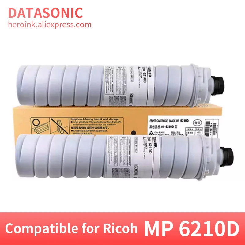 Тонер-картридж MP6210D 2 шт., совместимый с Ricoh A1060 10745 2051 2060 2075 5000 6500 7500 6000 7000 8000, тонер-картридж