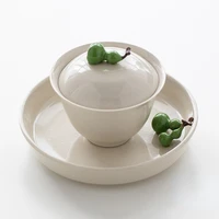 gourd handmade gaiwan ceramic tea cup with tray tea bowl kung fu tea set teacup china tea sets tea maker teaware tea tureen gift