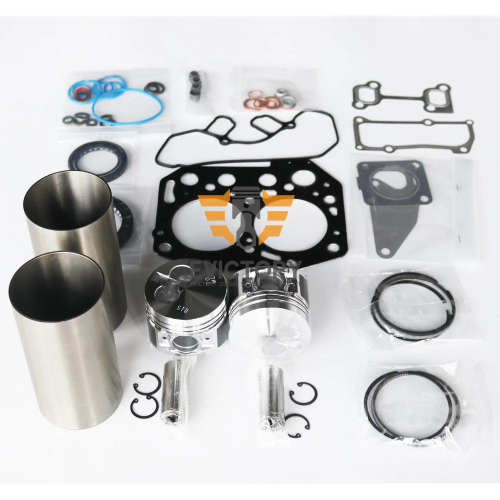 For Thermo King Generator Engine TK2.44 TK244 Overhaul Rebuild Kit piston ring cylinder liner gasket bearing