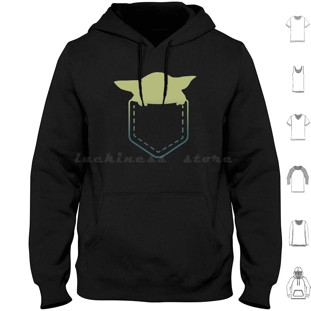 

Too Cute I Am Hoodie cotton Long Sleeve Baby The This Is The Way Mando I Have Spoken The Child Baby Boba Fett Bounty