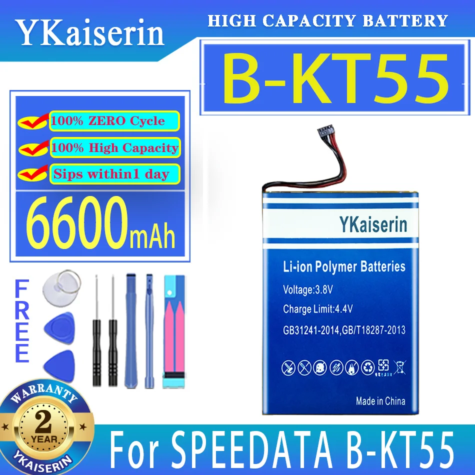 

Аккумулятор ykaisin BKT55 6600 мАч для SPEEDATA B-KT55 мобильный телефон Bateria
