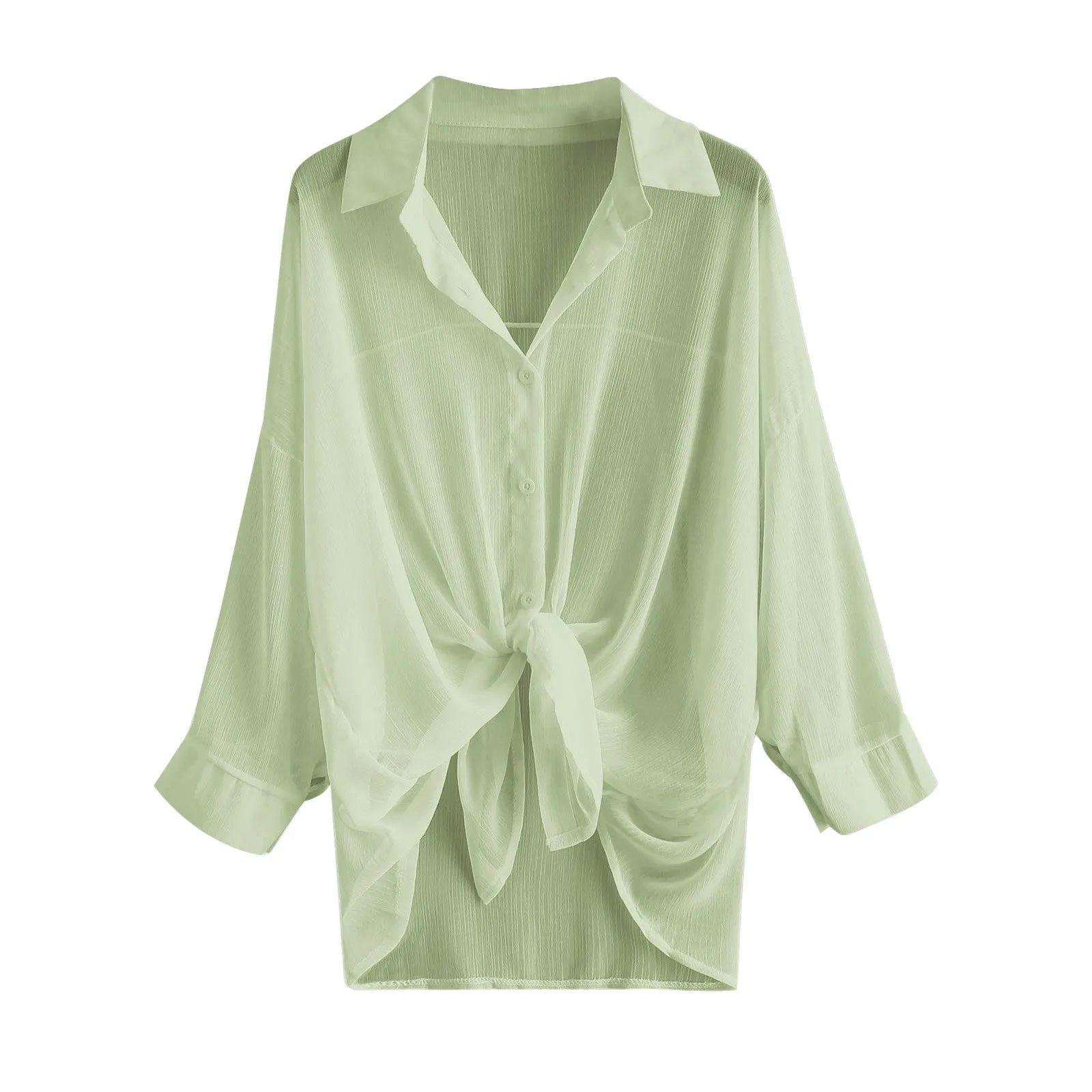 

И женская летняя рубашка в Вертикальную Полоску, Женская пляжная свободная Однотонная рубашка, женская рубашка для тренировок